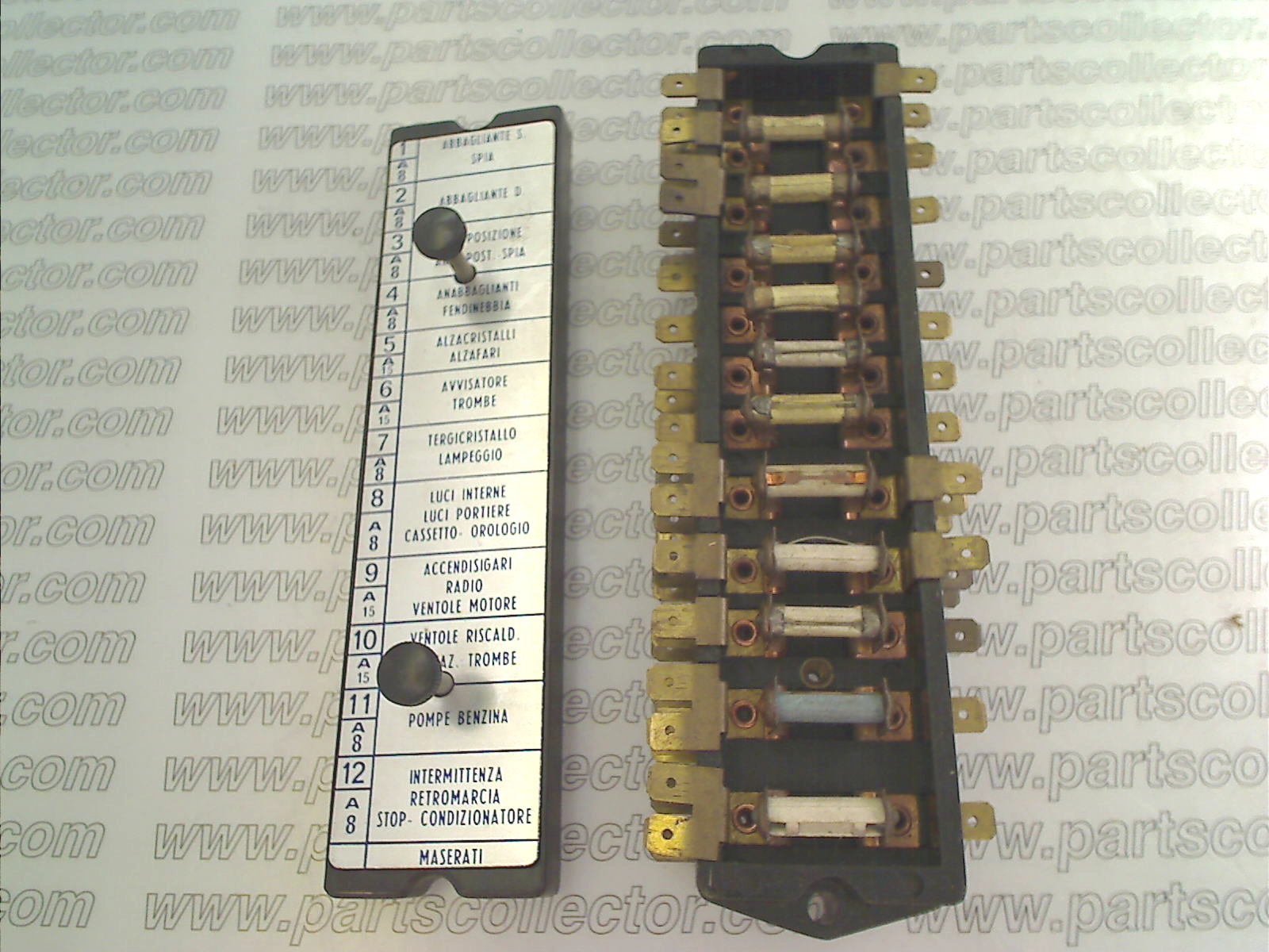 MASERATI 71340 Electrical system code 10839 compatible with: MASERATI 3500 AM101, MASERATI 3500 AM101 TOURING, MASERATI GHIBLI AM115, MASERATI INDY AM116, MASERATI MEXICO AM112, MASERATI MISTRAL AM109, MASERATI QUATTROPORTE AM107, MASERATI SEBRING AM101